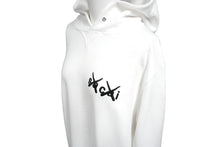 Load image into Gallery viewer, 極美品 Sacai サカイ パーカー スウェット 21-0283S 21AW×KAWS Embroidery Hoodie カウズロゴ プルオーバー ホワイト 中古 57904