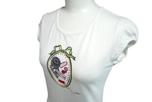 Load image into Gallery viewer, Christian Dior クリスチャンディオール 半袖Ｔシャツ 裁縫プリント サイズ12A ホワイト 2EBMTEE1RU 美品 中古 57907