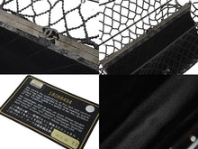 Load image into Gallery viewer, 新品同様 CHANEL シャネル ココマーク チェーンショルダーバッグ ビーズマトラッセ 18番台 サテン ガンメタ ブラック 中古 57914
