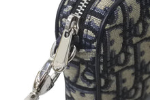 Load image into Gallery viewer, 極美品 Christian Dior クリスチャンディオール オブリーク ショルダーバッグ 29-BO-0271 キャンバス ネイビー 中古 57916