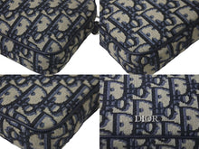 Load image into Gallery viewer, 極美品 Christian Dior クリスチャンディオール オブリーク ショルダーバッグ 29-BO-0271 キャンバス ネイビー 中古 57916