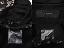 Load image into Gallery viewer, 極美品 AMIRI アミリ バンダナ柄 ブリーチ プルオーバーパーカー ブラック サイズ50 17216U00CL 中古 57917