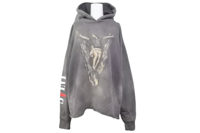 新品同様 SAINT MICHAEL セントマイケル Vlone ヴィーロン パーカー スウェット ヴィンテージ加工 SM-S22-0000-070 中古 57926