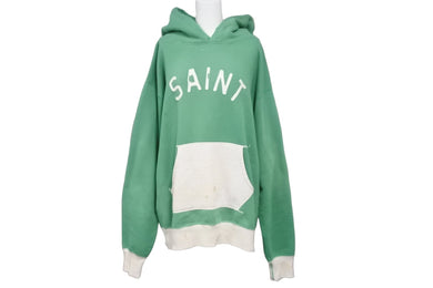SAINT MICHAEL セントマイケル パーカー フェルトフーディー ヴィンテージ加工 SM-S22-0000-041 美品 中古 57927