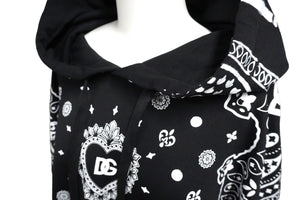 DOLCE&GABBANA ドルチェアンドガッバーナ パーカ－ G9XN7T G7C9Z ブラック サイズL 2022AW 美品 中古 57939