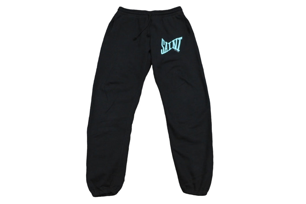 SAINT MICHAEL セントマイケル スウェットパンツ パンツ ロゴ ブラック SM-S23-0000-052 美品 中古 57943 
