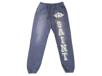 未使用 SAINT MICHAEL セントマイケル スウェットパンツ パンツ ロゴ ネイビー SM-S23-0000-054 中古 57944 