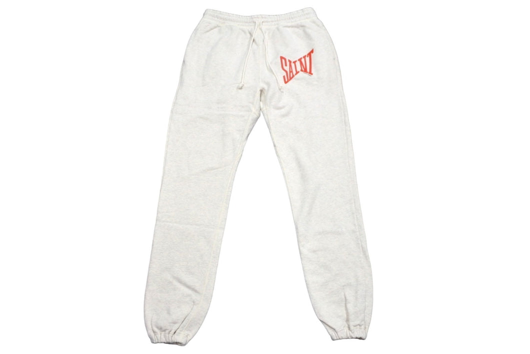 未使用 SAINT MICHAEL セントマイケル スウェットパンツ パンツ ロゴ グレーベージュ SM-A21-0000-038 中古 57946 