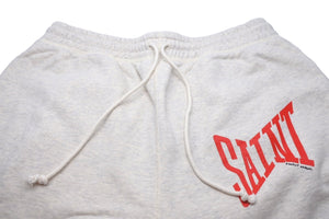 未使用 SAINT MICHAEL セントマイケル スウェットパンツ パンツ ロゴ グレーベージュ SM-A21-0000-038 中古 57946 
