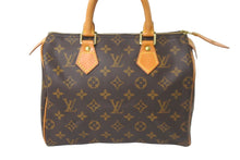 Load image into Gallery viewer, LOUIS VUITTON ルイヴィトン ハンドバッグ スピーディー25 モノグラム M41528 PVC レザー ゴールド金具 美品 中古 57958