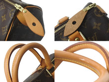 Load image into Gallery viewer, LOUIS VUITTON ルイヴィトン ハンドバッグ スピーディー25 モノグラム M41528 PVC レザー ゴールド金具 美品 中古 57958