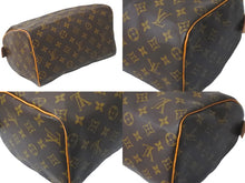 Load image into Gallery viewer, LOUIS VUITTON ルイヴィトン ハンドバッグ スピーディー25 モノグラム M41528 PVC レザー ゴールド金具 美品 中古 57958