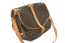 Load image into Gallery viewer, LOUIS VUITTON ルイヴィトン ショルダーバッグ M42254 ソミュール35 モノグラムキャンバス ブラウン ゴールド 美品 中古 57968