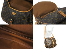 Load image into Gallery viewer, LOUIS VUITTON ルイヴィトン ショルダーバッグ M42254 ソミュール35 モノグラムキャンバス ブラウン ゴールド 美品 中古 57968