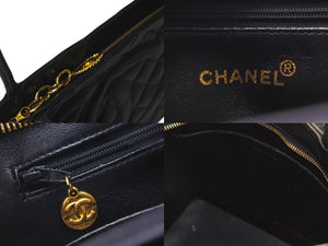 CHANEL シャネル ハンドバッグ 復刻トート キャビアスキン マトラッセ ココマーク 5番台 ゴールド金具 美品 中古 57971