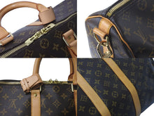 Load image into Gallery viewer, LOUIS VUITTON ルイヴィトン ボストンバッグ M41418 キーポルバンドリエール45 モノグラム ブラウン ゴールド金具 美品 中古 57974