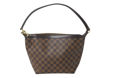 LOUIS VUITTON ルイヴィトン ショルダーバッグ N51995 ダミエ エベヌ イロヴォMM PVC レザー ブラウン 美品 中古 54134