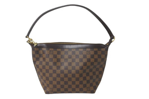 LOUIS VUITTON ルイヴィトン ショルダーバッグ N51995 ダミエ エベヌ イロヴォMM PVC レザー ブラウン 美品 中古 54134