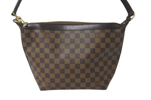 LOUIS VUITTON ルイヴィトン ショルダーバッグ N51995 ダミエ エベヌ イロヴォMM PVC レザー ブラウン 美品 中古 54134