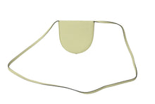 Load image into Gallery viewer, LOEWE ロエベ ショルダーバッグ 109.54.T15 ヒールポーチスモール アナグラム エンボス加工 ソフトカーフ イエロー 美品 中古 57980