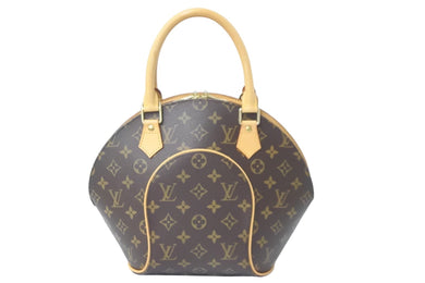 極美品 LOUIS VUITTON ルイヴィトン ハンドバッグ M51127 エリプスPM モノグラムキャンバス ブラウン ゴールド金具 中古 57984