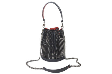 Christian Louboutin クリスチャンルブタン マリージェーン 2WAY 巾着 バッグ ハンドバッグ ショルダー 3195257 美品 中古 57985
