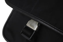 画像をギャラリービューアに読み込む, PRADA プラダショルダーバッグ 2VD028 2E9S F0002 三角プレート ナイロン レザー ブラック シルバー金具 美品 中古 57989 