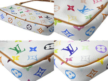 Load image into Gallery viewer, LOUIS VUITTON ルイヴィトン 村上隆 別売りスト付き ポシェットアクセソワール マルチカラー M92649 ゴールド金具 美品 中古 57993
