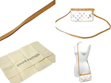 Load image into Gallery viewer, LOUIS VUITTON ルイヴィトン 村上隆 別売りスト付き ポシェットアクセソワール マルチカラー M92649 ゴールド金具 美品 中古 57993