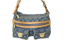 Load image into Gallery viewer, LOUIS VUITTON ルイヴィトン ハンドバッグ バギーPM モノグラムデニム M95049 ブルー ゴールド金具 美品 中古 57995