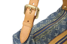 Load image into Gallery viewer, LOUIS VUITTON ルイヴィトン ハンドバッグ バギーPM モノグラムデニム M95049 ブルー ゴールド金具 美品 中古 57995