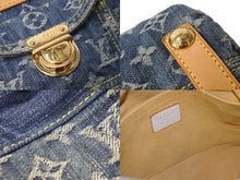 Load image into Gallery viewer, LOUIS VUITTON ルイヴィトン ハンドバッグ バギーPM モノグラムデニム M95049 ブルー ゴールド金具 美品 中古 57995