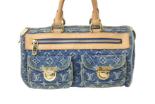 Load image into Gallery viewer, LOUIS VUITTON ルイヴィトン ハンドバッグ ネオスピーディ モノグラムデニム M95019 ゴールド金具 美品 中古 57996