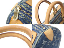 Load image into Gallery viewer, LOUIS VUITTON ルイヴィトン ハンドバッグ ネオスピーディ モノグラムデニム M95019 ゴールド金具 美品 中古 57996