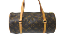 Load image into Gallery viewer, LOUIS VUITTON ルイヴィトン ハンドバッグ 筒型 パピヨン26 モノグラム ブラウン M51366 美品 中古 58000