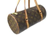 Load image into Gallery viewer, LOUIS VUITTON ルイヴィトン ハンドバッグ 筒型 パピヨン26 モノグラム ブラウン M51366 美品 中古 58000