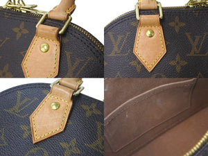 LOUIS VUITTON ルイヴィトン ハンドバッグ ショルダーバッグ 2WAY アルマBB M53152 モノグラム ゴールド金具 美品 中古 58016
