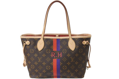 LOUIS VUITTON ルイヴィトン ハンドバッグ ネヴァーフルPM M41245 モノグラム イニシャル入り ゴールド金具 美品 中古 58019