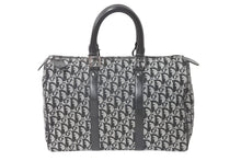 Load image into Gallery viewer, Christian Dior クリスチャンディオール ミニボストンバッグ35 トロッター キャンバス PZ0032 レザー シルバー金具 美品 中古 58021