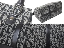 Load image into Gallery viewer, Christian Dior クリスチャンディオール ミニボストンバッグ35 トロッター キャンバス PZ0032 レザー シルバー金具 美品 中古 58021