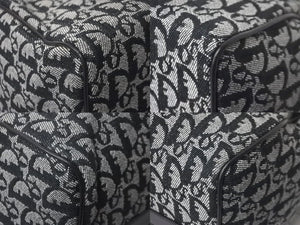 Christian Dior クリスチャンディオール ミニボストンバッグ35 トロッター キャンバス PZ0032 レザー シルバー金具 美品 中古 58021