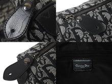 Load image into Gallery viewer, Christian Dior クリスチャンディオール ミニボストンバッグ35 トロッター キャンバス PZ0032 レザー シルバー金具 美品 中古 58021