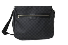 Load image into Gallery viewer, LOUIS VUITTON ルイヴィトン ショルダーバッグ ダニエルMM N58029 ダミエ・グラフィット シルバー金具 美品 中古 58032