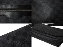 Load image into Gallery viewer, LOUIS VUITTON ルイヴィトン ショルダーバッグ ダニエルMM N58029 ダミエ・グラフィット シルバー金具 美品 中古 58032