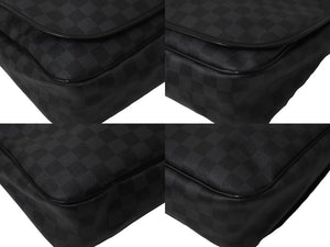 LOUIS VUITTON ルイヴィトン ショルダーバッグ ダニエルMM N58029 ダミエ・グラフィット シルバー金具 美品 中古 58032