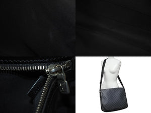 LOUIS VUITTON ルイヴィトン ショルダーバッグ ダニエルMM N58029 ダミエ・グラフィット シルバー金具 美品 中古 58032