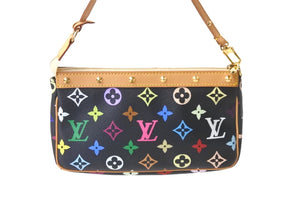 新品同様 LOUIS VUITTON ルイヴィトン モノグラムマルチ ポシェット アクセソワ―ル M92648 村上隆 ワンショルダー 中古 58041