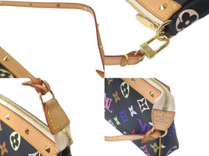 新品同様 LOUIS VUITTON ルイヴィトン モノグラムマルチ ポシェット アクセソワ―ル M92648 村上隆 ワンショルダー 中古 58041