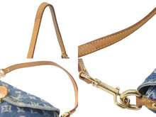 Load image into Gallery viewer, LOUIS VUITTON ルイヴィトン モノグラムデニム ミニ プリーティ ワンショルダーバッグ M95050 ブルー 良品 中古 58042