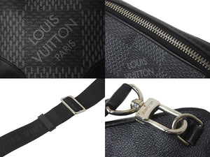 LOUIS VUITTON ルイヴィトン ショルダーバッグ N50012 アマゾンスリングバッグ ダミエグラフィット ブラック 美品 中古 58091